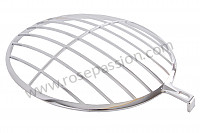 P405177 - HEADLIGHT GRILLE 356 - PAIR for Porsche 356a • 1958 • 1600 (616 / 1 t2) • Coupe a t2 • Manual gearbox, 4 speed