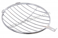 P405177 - HEADLIGHT GRILLE 356 - PAIR for Porsche 356a • 1957 • 1600 s (616 / 2 t2) • Cabrio a t2 • Manual gearbox, 4 speed
