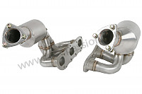 P540661 - PAIR OF STAINLESS STEEL SPORTS SPAGHETTIS WITH CATALYTIC CONVERTER  for Porsche Cayman / 987C2 • 2010 • Cayman s 3.4 • Manual gearbox, 6 speed