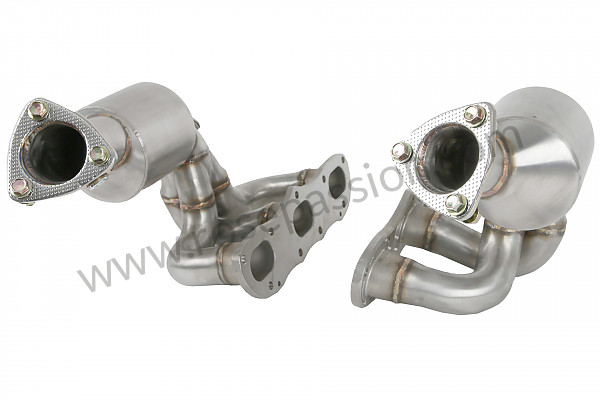 P540661 - PAIR OF STAINLESS STEEL SPORTS SPAGHETTIS WITH CATALYTIC CONVERTER  for Porsche Cayman / 987C2 • 2012 • Cayman r • Manual gearbox, 6 speed