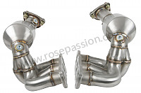 P540661 - PAIR OF STAINLESS STEEL SPORTS SPAGHETTIS WITH CATALYTIC CONVERTER  for Porsche Boxster / 987-2 • 2009 • Boxster 2.9 • Cabrio • Manual gearbox, 6 speed