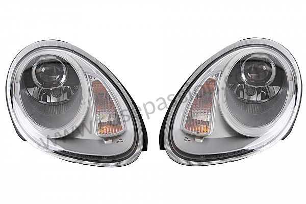 P543370 - HALOGEN FRONT HEADLIGHT KIT WITH CIRCLE OF LEDS AROUND THE HEADLIGHT for Porsche Cayman / 987C • 2007 • Cayman s 3.4 • Manual gearbox, 6 speed