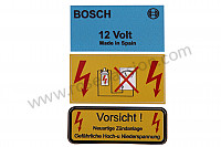 P543457 - KIT OF 3 IGNITION COIL STICKERS for Porsche 911 G • 1974 • 2.7s • Coupe • Manual gearbox, 4 speed