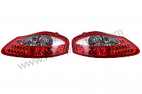 P546557 - RED AND CHROME PLATED REAR INDICATOR KIT WITH LED (PAIR) for Porsche Boxster / 986 • 2001 • Boxster 2.7 • Cabrio • Automatic gearbox