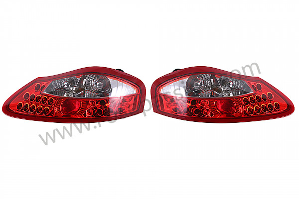 P546557 - RED AND CHROME PLATED REAR INDICATOR KIT WITH LED (PAIR) for Porsche Boxster / 986 • 2003 • Boxster s 3.2 • Cabrio • Automatic gearbox