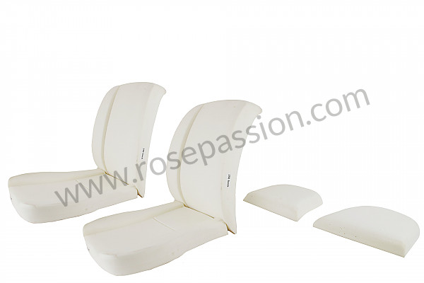 P552836 - SEAT FOAM KIT FOR A CAR WITH REAR SEAT for Porsche 356B T6 • 1962 • 2000 carrera gs (587 / 1) • Coupe reutter b t6 • Manual gearbox, 4 speed