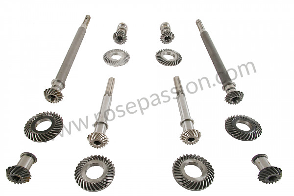 P552864 - KIT PIGNONE E ASSE DI DISTRIBUZIONE 356 CARRERA 587 COMPLETO PER UN MOTORE per Porsche 356B T6 • 1963 • 2000 carrera gs (587 / 1) • Cabrio b t6 • Cambio manuale 4 marce