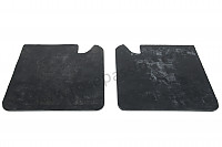P552865 - REAR RALLY MUD FLAP (PAIR) for Porsche 911 Turbo / 911T / GT2 / 965 • 1981 • 3.3 turbo • Coupe • Manual gearbox, 4 speed