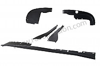 P555797 - KIT TOLE MOTEUR 914-6 LES 5 PIECES pour Porsche 