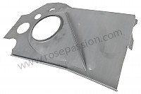 P555836 - INTERNAL WHEEL ARCH for Porsche 356a • 1956 • 1300 s (589 / 2) • Coupe a t1 • Manual gearbox, 4 speed
