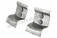 P555847 - SEAT HOLDER ON REAR FLOOR 356 A+5-SPEED BOX (TWO BLOCKS) for Porsche 356a • 1955 • 1600 s (616 / 2) • Speedster a t1 • Manual gearbox, 4 speed
