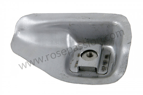 P555848 - SEAT HOLDER ON REAR LEFT FLOOR 356 6-SPEED BOX+C (ONE SCREW HOLE) for Porsche 356B T6 • 1962 • 1600 (616 / 1 t6) • Coupe karmann b t6 • Manual gearbox, 4 speed