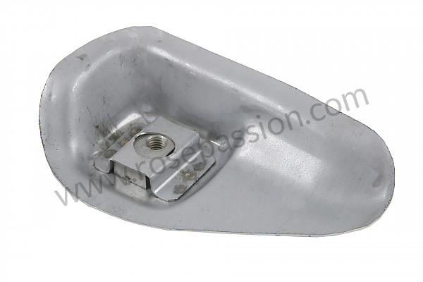 P555849 - SEAT HOLDER ON REAR RIGHT FLOOR 356 6-SPEED BOX+C (ONE SCREW HOLE) for Porsche 356B T6 • 1963 • 1600 s (616 / 12 t6) • Coupe karmann b t6 • Manual gearbox, 4 speed