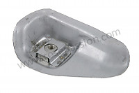 P555849 - SEAT HOLDER ON REAR RIGHT FLOOR 356 6-SPEED BOX+C (ONE SCREW HOLE) for Porsche 356C • 1963 • 2000 carrera gs (587 / 1) • Coupe c • Manual gearbox, 4 speed