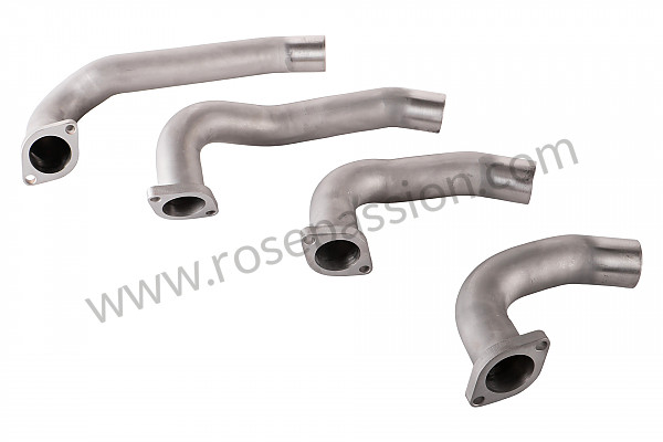 P555857 - EXHAUST SILENCER AND PIPES 356 CARRERA 1500 +1600 SPORTS/ROAD VERSION  for Porsche 356a • 1959 • 1600 carrera gs (692 / 2) • Cabrio a t2 • Manual gearbox, 4 speed