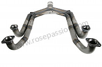 P555859 - SEBRING EXHAUST WITH GT VERSION TUBES for Porsche 356a • 1955 • 1500 carrera gt (547 / 1) • Coupe a t1 • Manual gearbox, 4 speed