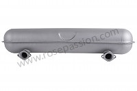 P555869 - RACING METAL SILENCER WITH 2 CENTRAL OUTLETS (2 INLETS) for Porsche 911 Classic • 1973 • 2.4t • Targa • Automatic gearbox