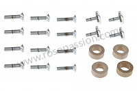 P555902 - COMPLETE SET OF SCREWS FOR SEAT BACK TILT SYSTEM 356 PRE-A + AT1 for Porsche 356a • 1957 • 1500 carrera gt (547 / 1) • Speedster a t2 • Manual gearbox, 4 speed