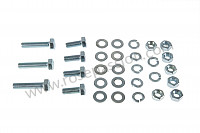 P555922 - THREADED FASTENING KIT FOR COVER HINGE for Porsche 356C • 1963 • 1600 sc (616 / 16) • Coupe karmann c • Manual gearbox, 4 speed
