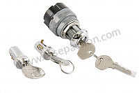 P555940 - PAIR OF DOOR HANDLES AND IGNITION SWITCH WITH IDENTICAL CYLINDERS AND KEY for Porsche 356a • 1957 • 1500 carrera gs (547 / 1) • Cabrio a t2 • Manual gearbox, 4 speed