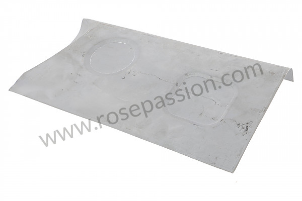 P555957 - LOWER METAL PLATE IN FRONT OF THE REAR SEATS for Porsche 356a • 1957 • 1500 carrera gs (547 / 1) • Coupe a t2 • Manual gearbox, 4 speed