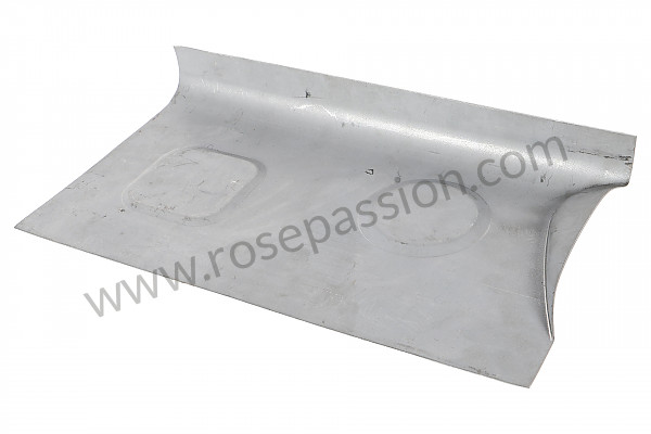 P555957 - LOWER METAL PLATE IN FRONT OF THE REAR SEATS for Porsche 356a • 1959 • 1600 s (616 / 2 t2) • Convertible d'a t2 • Manual gearbox, 4 speed