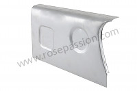 P555958 - LOWER METAL PLATE IN FRONT OF THE REAR SEATS for Porsche 356a • 1955 • 1300 (506 / 2) • Coupe a t1 • Manual gearbox, 4 speed