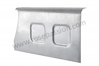 P555959 - LOWER METAL PLATE IN FRONT OF THE REAR SEATS for Porsche 356 pré-a • 1954 • 1500 s (528 / 2) • Cabrio pré a • Manual gearbox, 4 speed