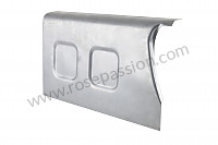 P555960 - LOWER PLATE AT THE FRONT OF THE REAR SEATS for Porsche 356 pré-a • 1953 • 1500 s (528) • Cabrio pré a • Manual gearbox, 4 speed