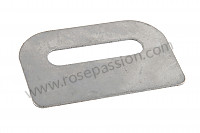P555967 - OPENING FOR FUEL TANK STRAP for Porsche 356a • 1956 • 1600 s (616 / 2) • Cabrio a t1 • Manual gearbox, 4 speed