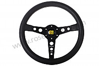 P555975 - STEERING WHEEL MOMO PROTOTIPO HERITAGE 3 SPOKES BRANCHES, BLACK WITH BLACK LEATHER for Porsche Boxster / 987-2 • 2009 • Boxster 2.9 • Cabrio • Pdk gearbox