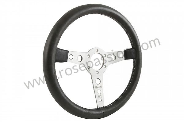 P555976 - STEERING WHEEL MOMO PROTOTIPO HERITAGE 3 SPOKES, ALUMINIUM AND BLACK LEATHER for Porsche Cayman / 987C2 • 2011 • Cayman s 3.4 • Manual gearbox, 6 speed