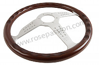 P555978 - STEERING WHEEL GRAND PRIX ALUMINIUM / WOOD for Porsche 911 Turbo / 911T / GT2 / 965 • 1988 • 3.3 turbo • Coupe • Manual gearbox, 4 speed
