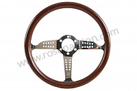 P555979 - STEERING WHEEL GRAND PRIX CHROME / WOOD for Porsche 911 Classic • 1973 • 2.4e • Coupe • Manual gearbox, 4 speed