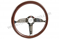 P555979 - STEERING WHEEL GRAND PRIX CHROME / WOOD for Porsche 911 Classic • 1973 • 2.4e • Coupe • Manual gearbox, 4 speed