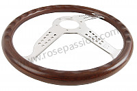 P555979 - STEERING WHEEL GRAND PRIX CHROME / WOOD for Porsche 944 • 1989 • 944 s2 • Coupe • Manual gearbox, 5 speed