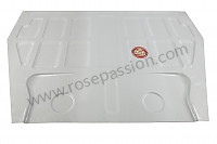 P555999 - FLOOR, FRONT PART, for Porsche 356a • 1958 • 1600 s (616 / 2 t2) • Coupe a t2 • Manual gearbox, 4 speed