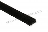 P556019 - SEALING FOR DOOR SLOT for Porsche 356a • 1955 • 1600 (616 / 1) • Coupe a t1 • Manual gearbox, 4 speed