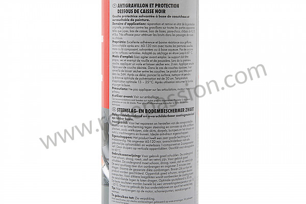 P557402 - AEROSOL CAN PROTECTION FOR UNDERBODY AND FLYING GRAVEL for Porsche 996 / 911 Carrera • 2004 • 996 carrera 2 • Targa • Automatic gearbox