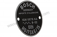 P558941 - HORN PLATE 6/15 for Porsche 356B T6 • 1962 • 1600 s (616 / 12 t6) • Karmann hardtop coupe b t6 • Manual gearbox, 4 speed