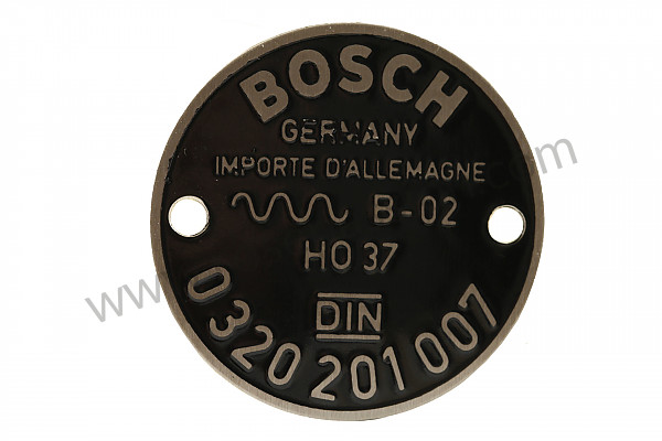 P558942 - HORN PLATE 0 320 201 007 for Porsche 356a • 1956 • 1300 s (589 / 2) • Coupe a t1 • Manual gearbox, 4 speed