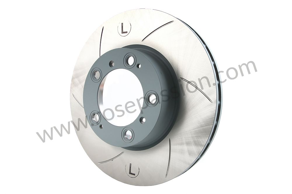 POWER PERFORMANCE DRILLED SLOTTED PLATED BRAKE DISC ROTORS P54020 FRONT