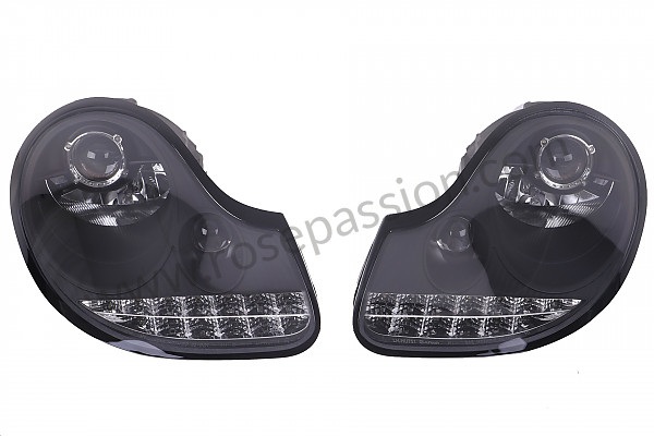 P563646 - KIT PHARE AVEC LED FOND NOIR LA PAIRE pour Porsche Boxster / 986 • 2003 • Boxster 2.7 • Cabrio • Boite manuelle 5 vitesses