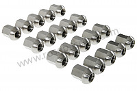 P563651 - SET OF TITANIUM WHEEL NUTS 911 for Porsche 928 • 1981 • 928 4.5 • Coupe • Manual gearbox, 5 speed