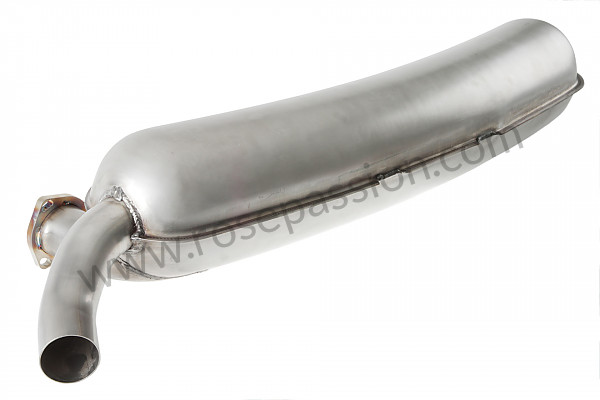 P563662 - STAINLESS STEEL FINAL SILENCER 1 OUTLET ORIGINAL TYPE for Porsche 911 G • 1977 • 2.7 • Targa • Automatic gearbox