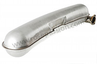 P563662 - STAINLESS STEEL FINAL SILENCER 1 OUTLET ORIGINAL TYPE for Porsche 911 G • 1987 • 3.2 g50 • Cabrio • Manual gearbox, 5 speed