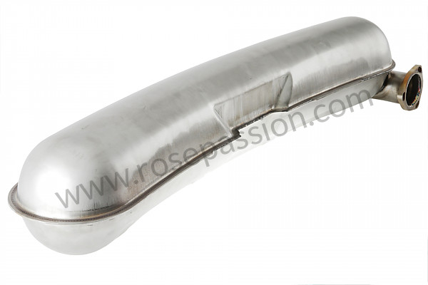 P563662 - STAINLESS STEEL FINAL SILENCER 1 OUTLET ORIGINAL TYPE for Porsche 911 G • 1984 • 3.2 • Coupe • Manual gearbox, 5 speed