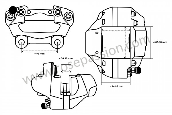 P566418 - REMZADEL voor Porsche 911 G • 1974 • 2.7 • Targa • Manuele bak 5 versnellingen