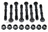 P566419 - KIT OF SPORTS CONNECTING ROD SCREWS AND NUTS, 40% STRONGER for Porsche 944 • 1991 • 944 s2 • Cabrio • Manual gearbox, 5 speed