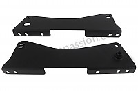 P566438 - SIDE SUPPORTS FOR SEATS, GT3 LOOK (PAIR FOR ONE SEAT) for Porsche 996 Turbo / 996T / 911 Turbo / GT2 • 2001 • 996 turbo • Coupe • Automatic gearbox